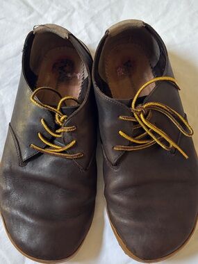 Vivobarefoot Men’s Brown Leather Barefoot Oxford Shoes Minimalist EUR 44 US 11